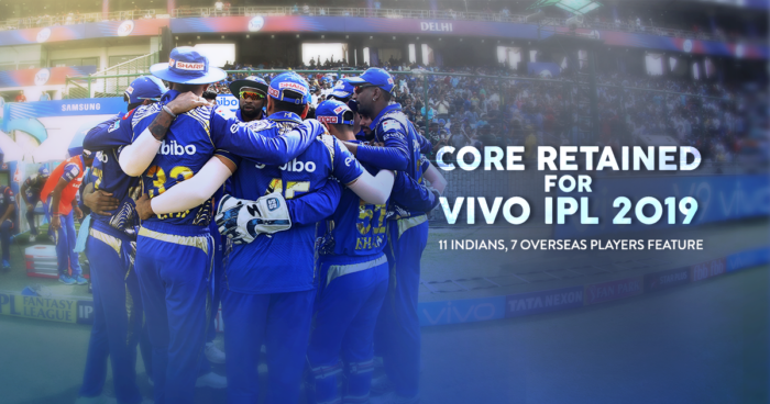 Mumbai Indians Retain 18 Players