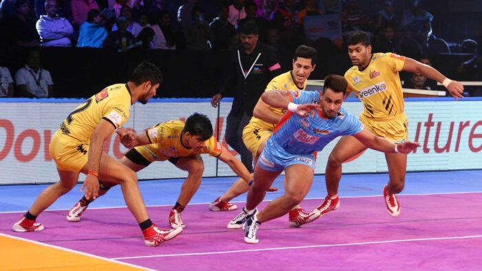 Bengal Warriors secure top-two finish with win over Titans Maninder Singh Bengal Warriors Titans Telugu