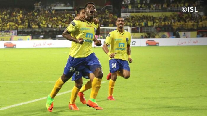 Ogbeche the hero as Kerala strike down ATK in ISL opener Kerala Blasters ATK Ogbeche