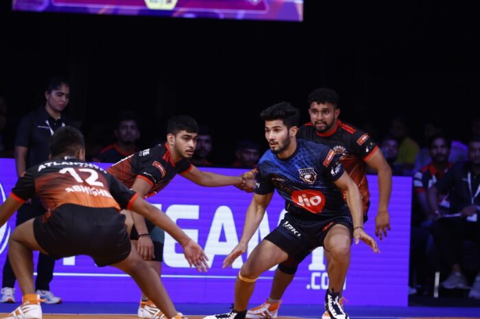 Aravali Eagles Defeat Bikana Riders While Mewar Monks Register First Win In The League On Day 6 In Real Kabaddi League Season 3